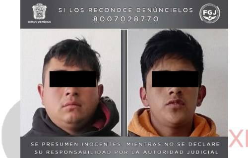 Dos presuntos integrantes de la Familia Michoacana, detenidos en Villa Victoria